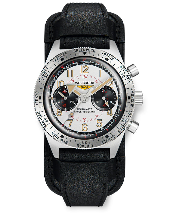 Skindiver WTD Chrono-Mecaquartz - Telemeter & Decimeter Panda Chronograph - NACA Edition