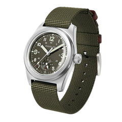 Outrider Professional Mecaquartz 38 Field Watch – French Army Green - Wolbrook Watches