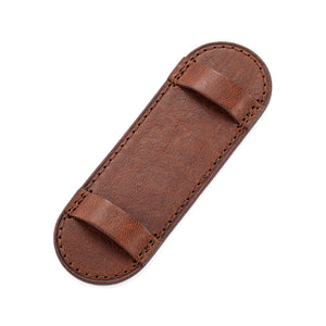 Brown Leather Pilot Plate for Bund Strap - Wolbrook Watches