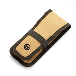 Camel Canvas & Green Nylon Single Watch Pouch