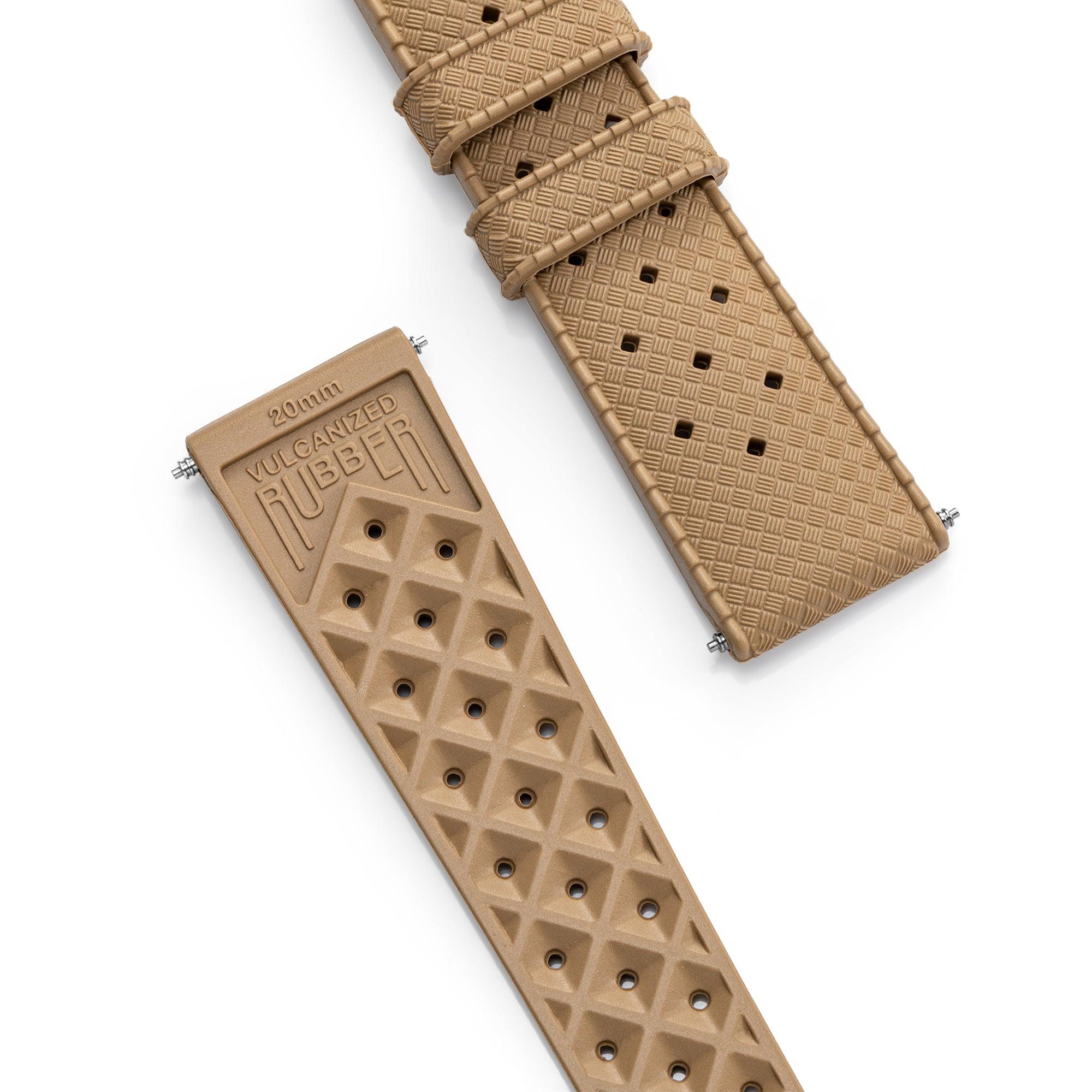 Desert Tropic Rubber Strap & Steel Buckle - Wolbrook Watches