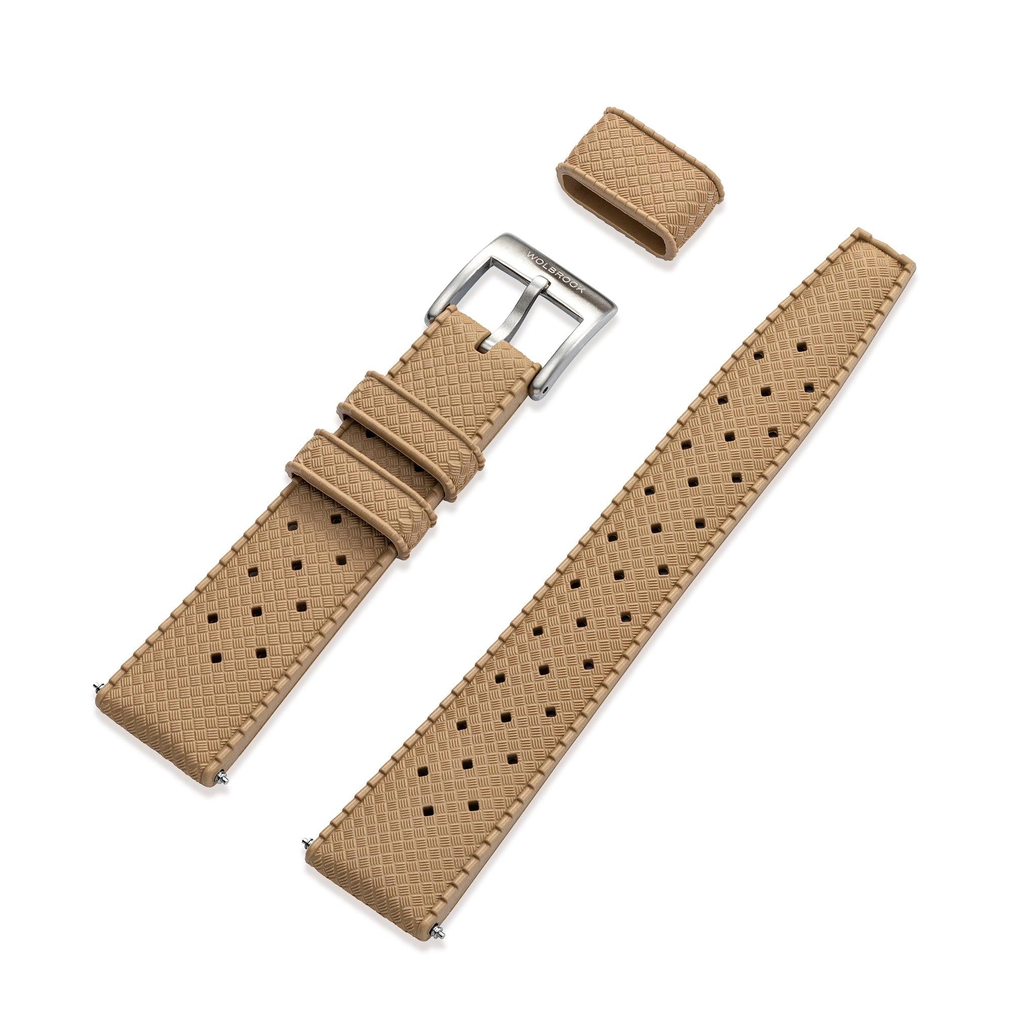 Desert Tropic Rubber Strap & Steel Buckle