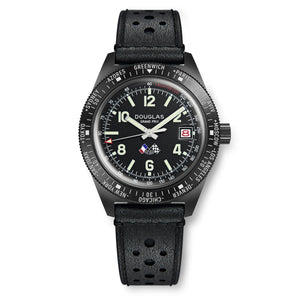 Grand Prix WT Professional Racing Watch - Black PVD - René Bonnet Djet 1962 Limited Edition - Wolbrook Watches