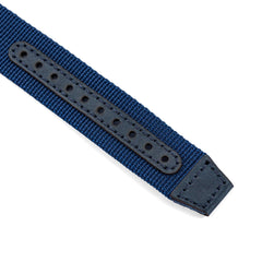 One-Piece Blue Nylon Strap & Black PVD Buckle - Wolbrook Watches