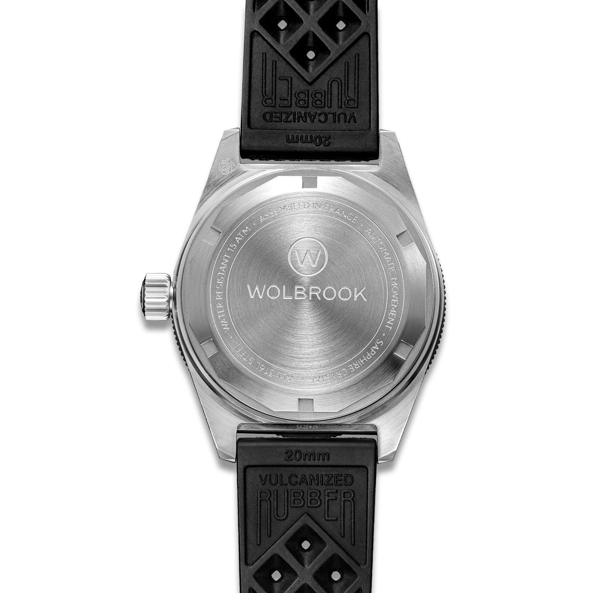 Skindiver Automatic Watch - Black Dial - Wolbrook Watches