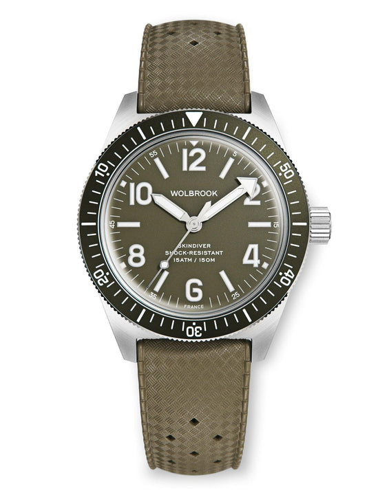 Skindiver Automatic Watch - French Military Green