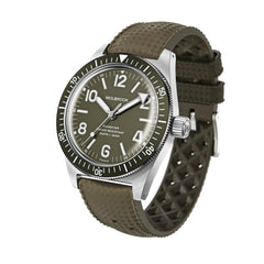 Skindiver Automatic Watch - French Military Green - Wolbrook Watches